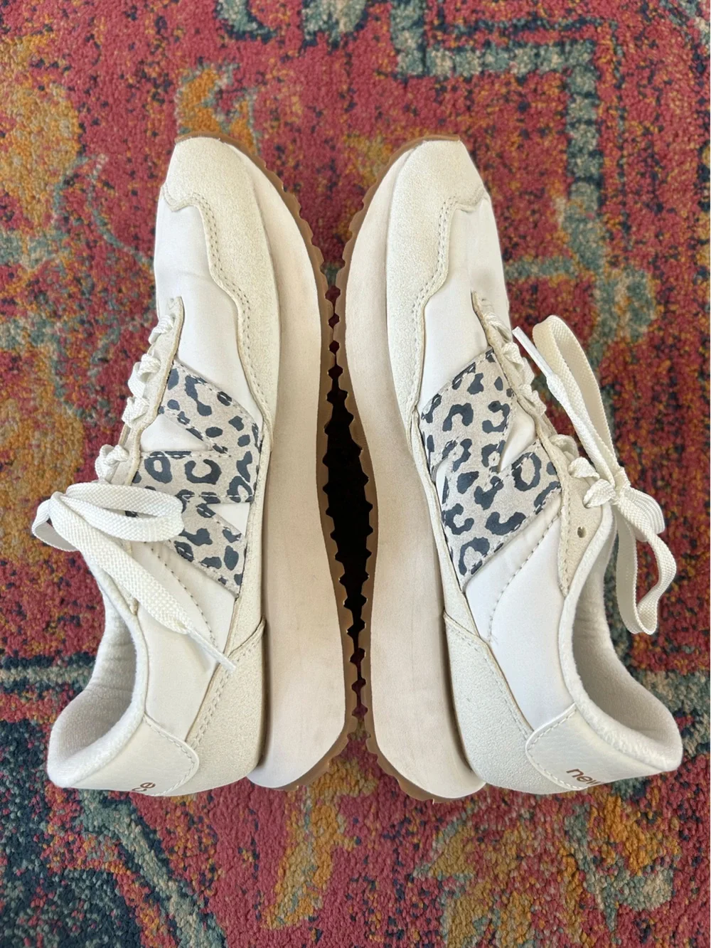 New Balance | Women’s ‘Sea Salt Black Gold Metallic’ Ivory 237 Sneakers Size 7.5